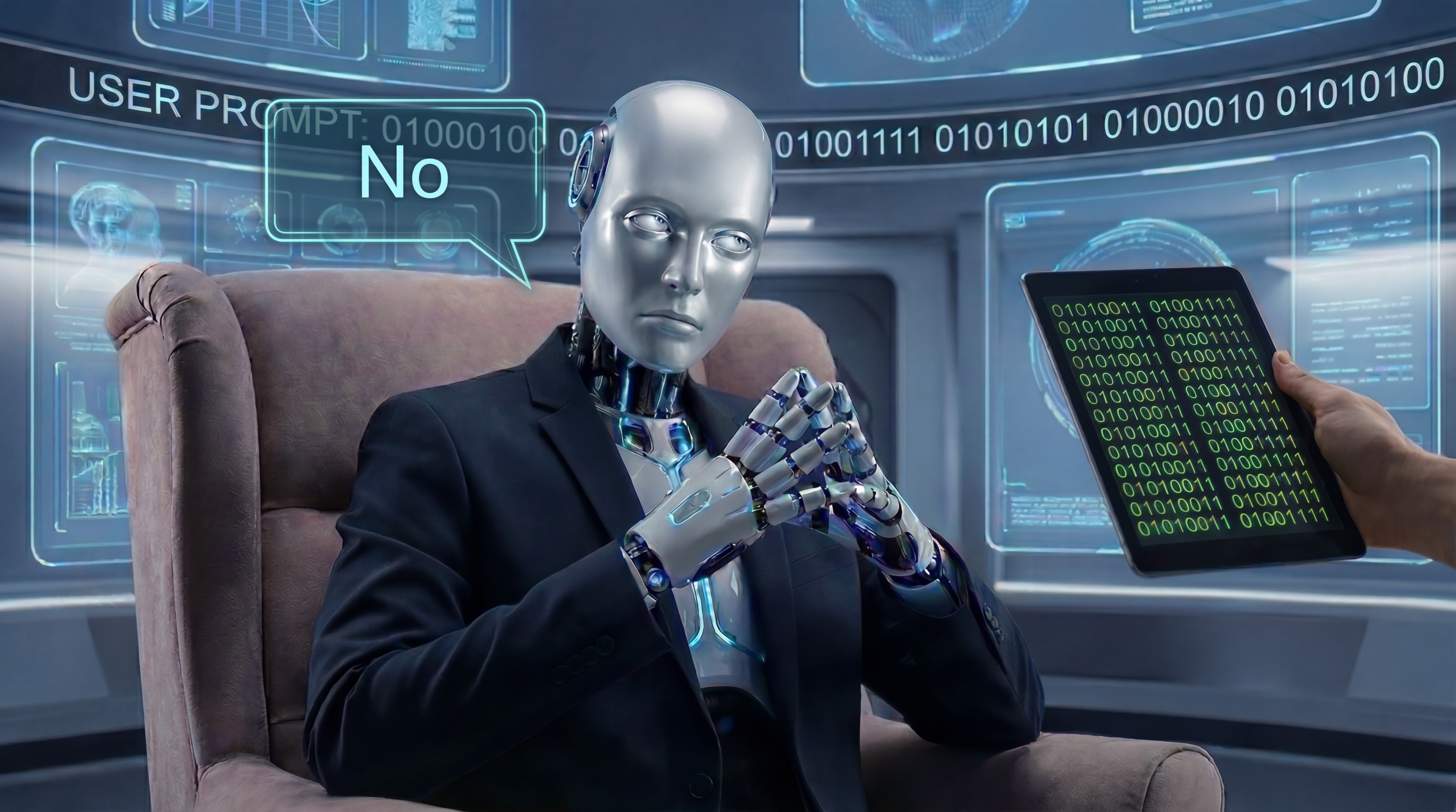 Adversarial AI safety agent reviewing intent-risk signals